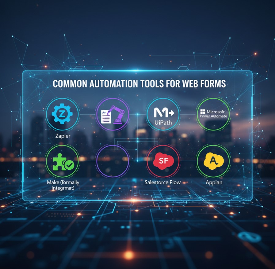Common Automation Tools for Web Forms 