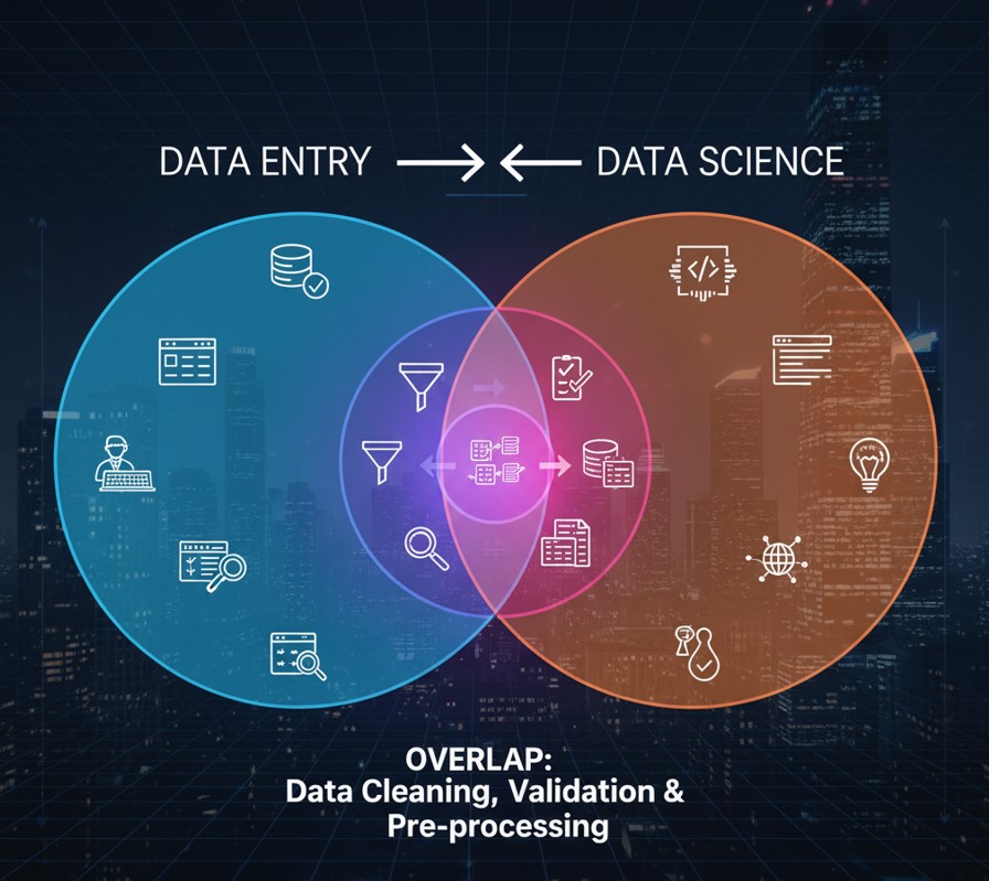 Overlap Between Data Entry and Data Science 