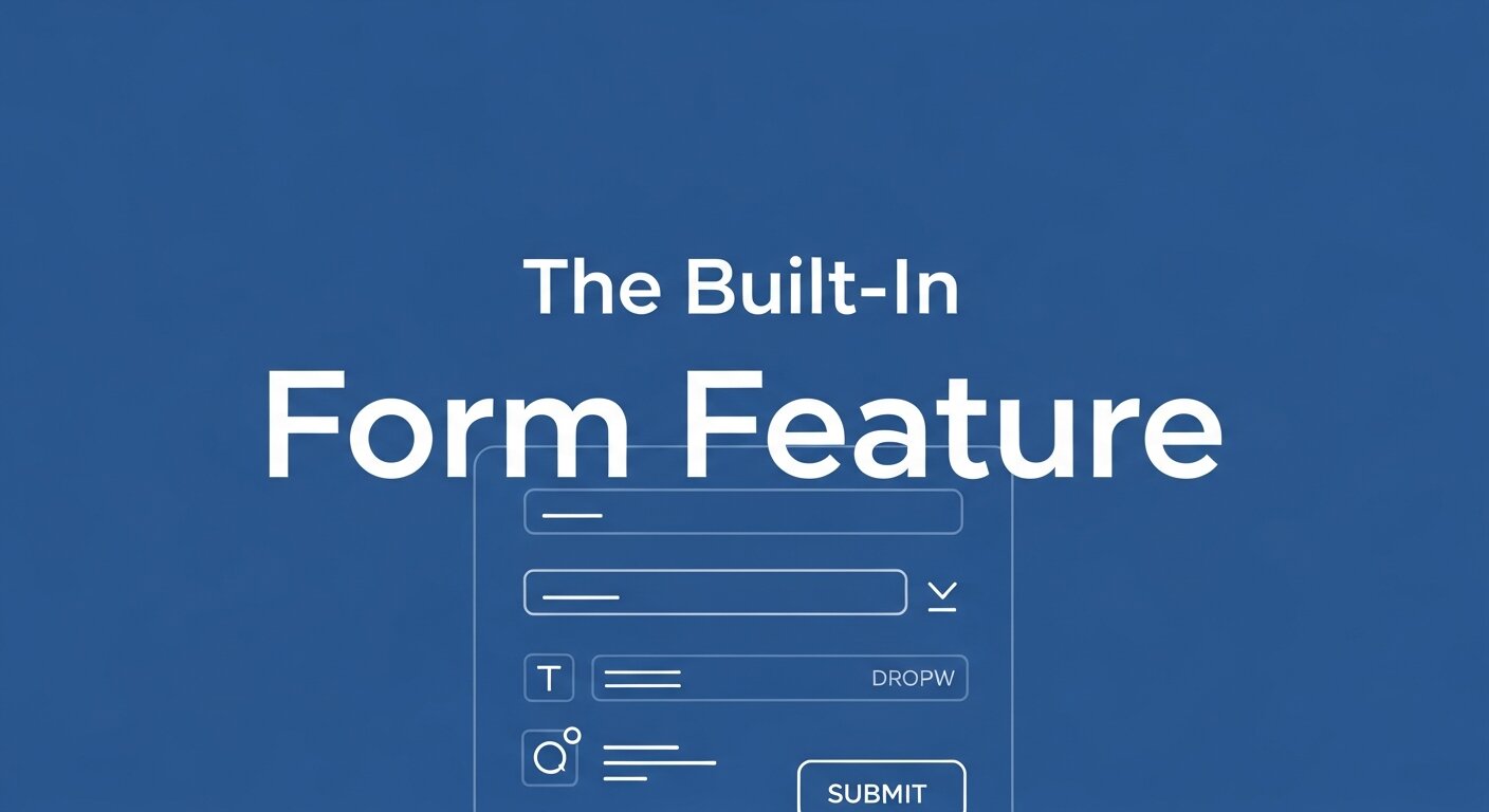 The Built-In Form Feature