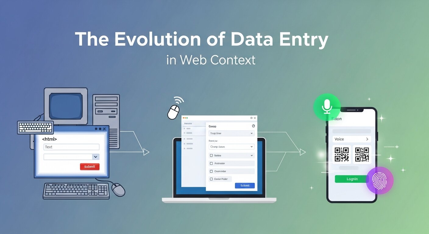 The Evolution of Data Entry in Web Context