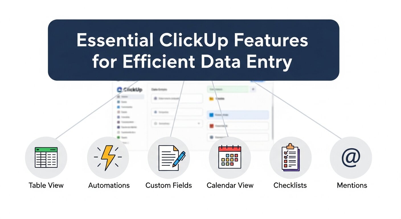 Essential ClickUp Features for Efficient Data Entry