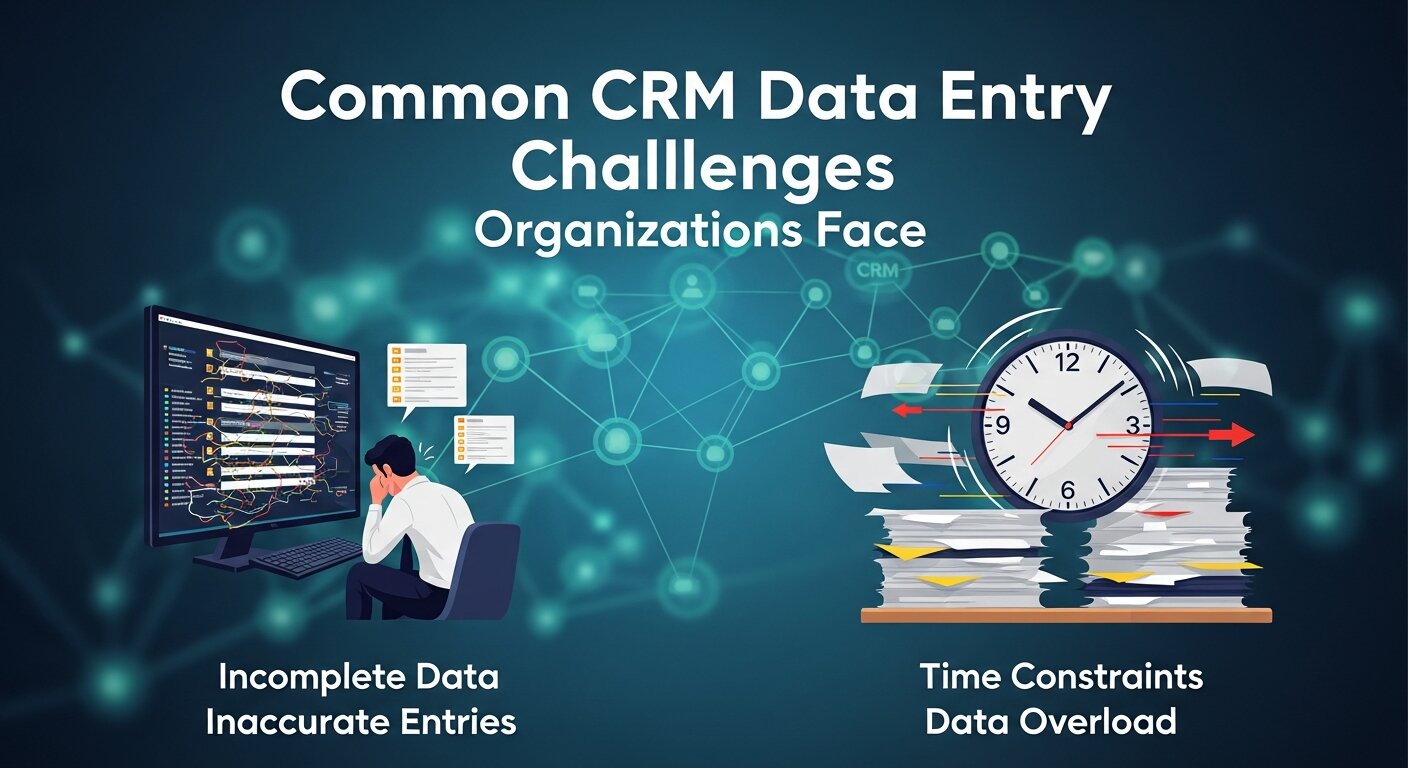 Common CRM Data Entry Challenges Organizations Face