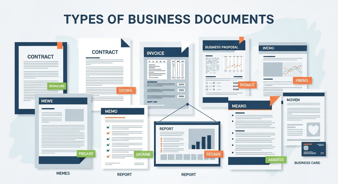 Types of Business Documents That Require Professional Typing