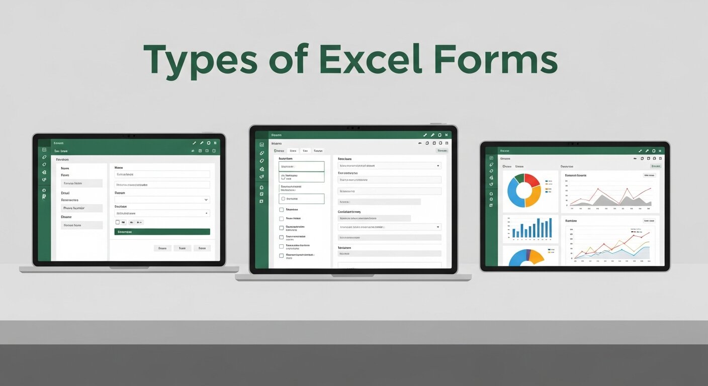 Types of Excel Forms