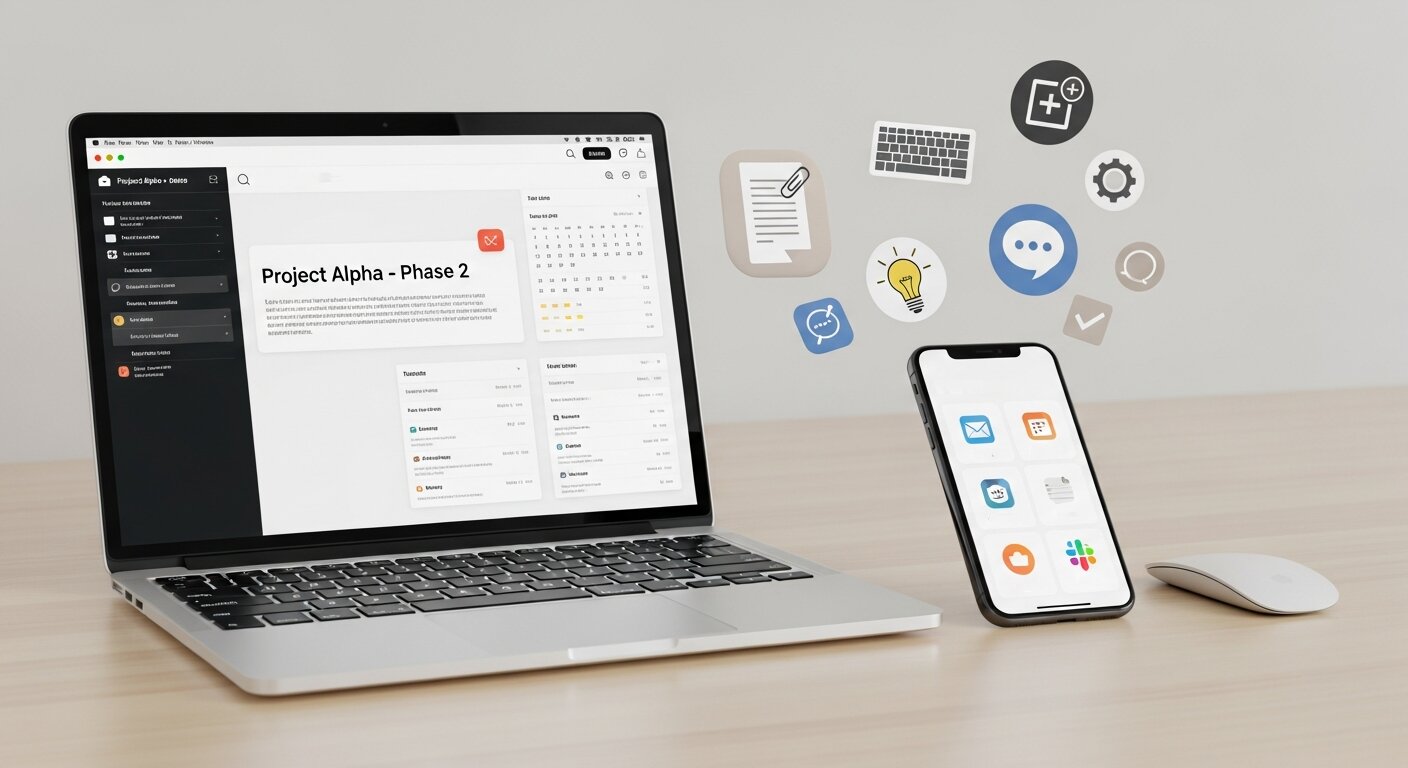 Text expansion software with snippets and productivity icons.