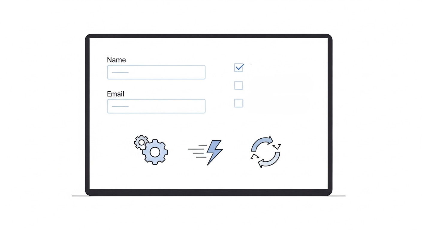 Data entry automation features