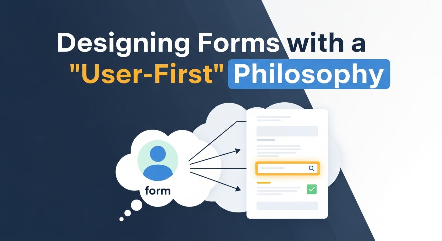 Designing Forms with a User-First Philosophy
