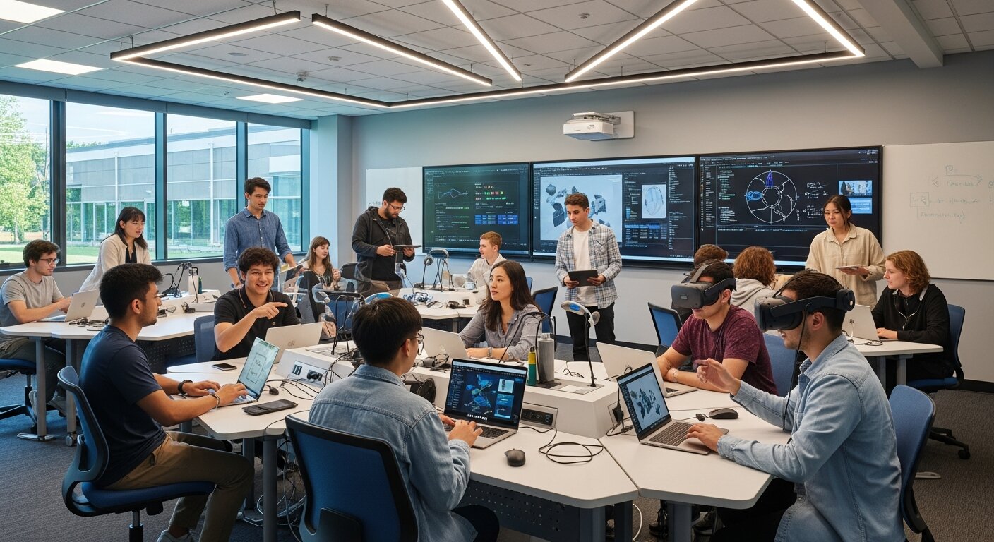 People with different abilities working together in an inclusive environment.