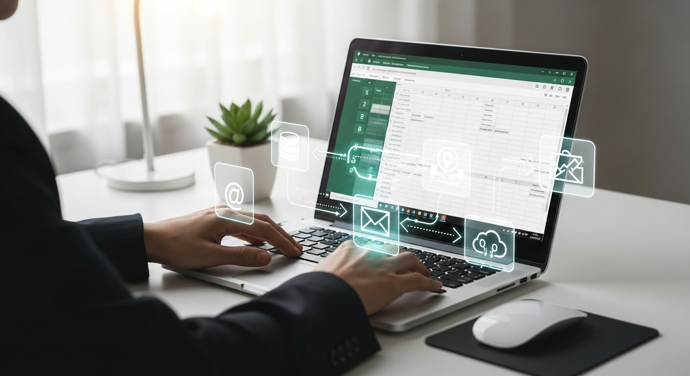 Excel data entry automation process