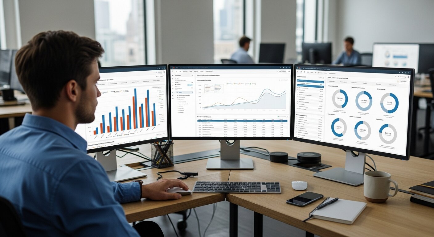 Analyzing CRM data to generate actionable insights.