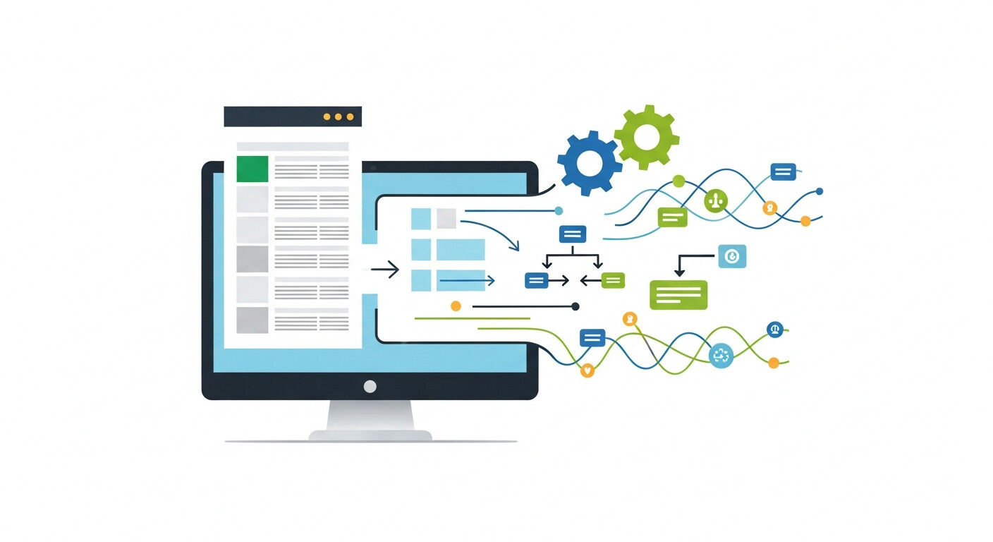 Automation improving data entry accuracy and efficiency.