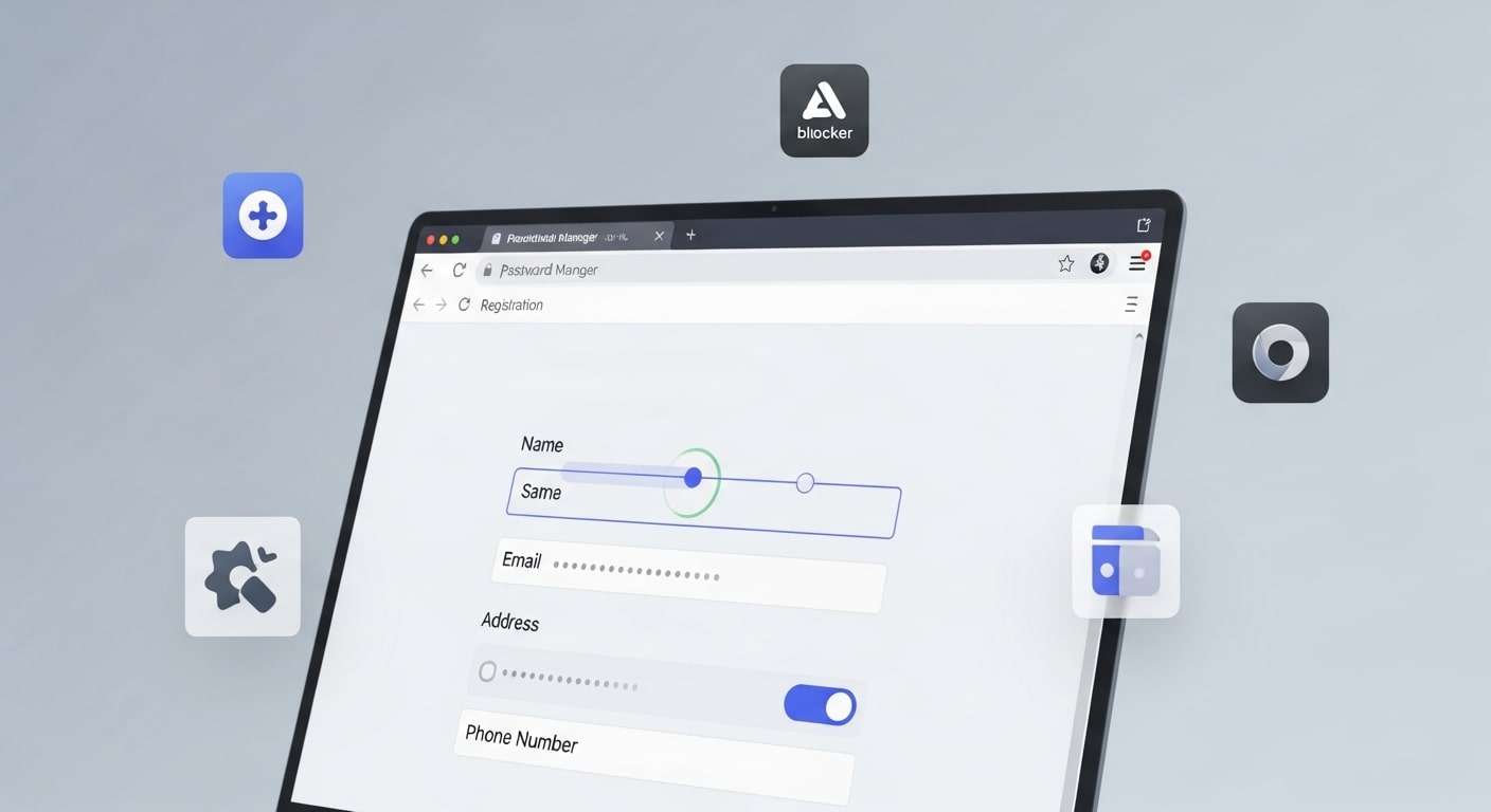 Browser Extensions for Simple Form Filling