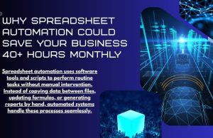 Why Spreadsheet Automation Could Save Your Business 40+ Hours Monthly Spreadsheet Automation Could Save Your time