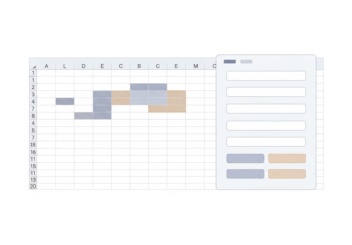 Using Excel's Built-in Data Form Feature